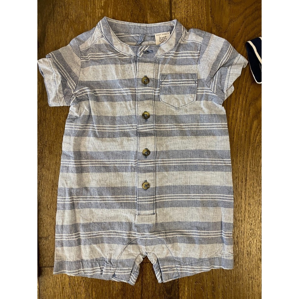 Carters Outfits Baby Boy 3 Months One Piece Rompers Shorts Clothes Lot Summer - Picture 5 of 6